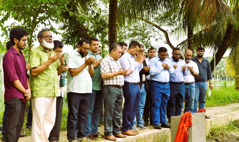 নোবিপ্রবিতে গ্রিনহাউসের ভিত্তিপ্রস্তর স্থাপন